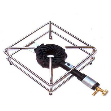 Four à gaz GPL 4 pieds chromé 30x30