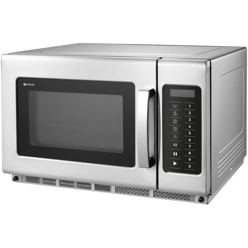 Hendi 281369 Gastro Mikrowelle – Gastro Backofen/Gastro Kochfeld/Gastro Mikrowelle – edelstahl