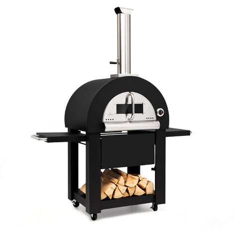 Four à pizza Diavolo Napoletana Poêle à bois acier inoxydable