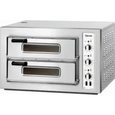 Four à Pizza Double Électrique 4 Pizzas Pro - NT 502 6,0 kW - Bartscher