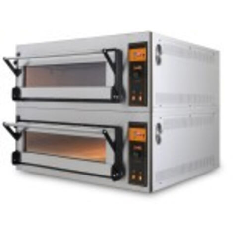 Four à pizza double électrique professionnel - 8 pizzas  - TR D 4 13,8 kW - Resto Italia