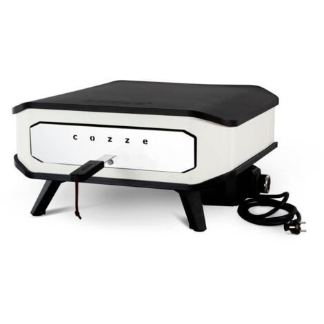 Four à pizza électrique 2200W – Acier zingué peint – Dimensions 60,5 x 60,5 x 30,5 cm – Capacité jusqu'à 42,5 cm