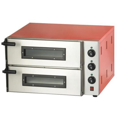 Four à Pizza Electrique Double 2 Pizzas de Ø 45 cm - Combisteel