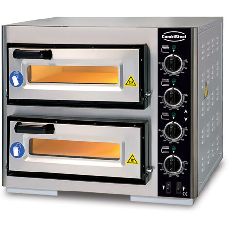 Four à Pizza Electrique Eclairé 2 Pizzas Ø 39 cm - Combisteel
