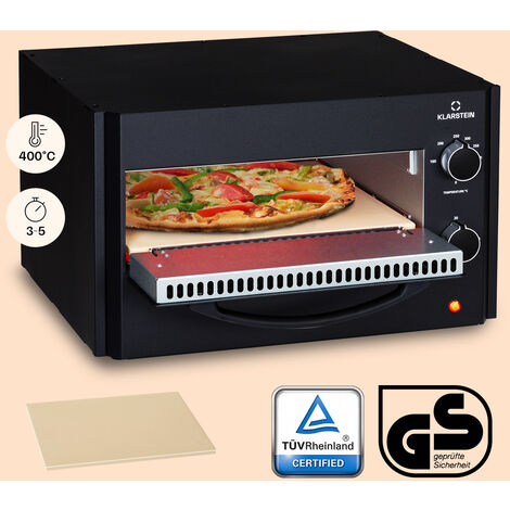 Four à Pizza Pâtisserie Professionnel Electrique 0 à 400 ° C - 2 Etages -  Sur Roues - 6600W Triphasé ou Monophasé 