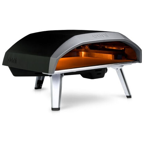 Four à pizza à gaz 63x58 cm – Surface de cuisson 42,5 cm – Brûleur en L pour cuisson homogène – Autonettoyage pyrolytique – Ooni