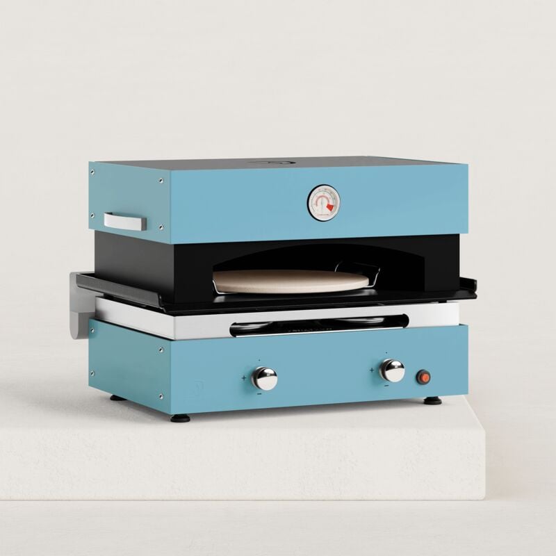 Four à pizza pour plancha gaz Créative 2 feux