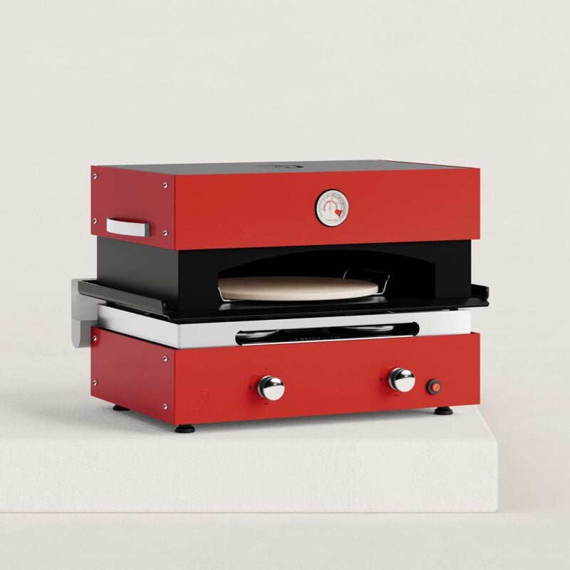 Four à pizza pour plancha gaz Créative 2 feux