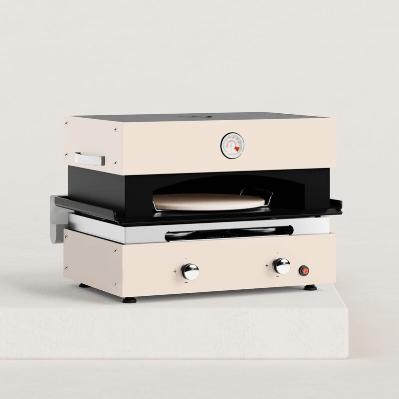Four à pizza pour plancha gaz Créative 2 feux