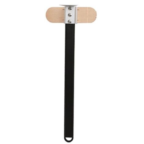 Four à Pizza Professionnel Cuivre Brosse Grattoir MéNage Grill Brosse de Nettoyage en Laiton avec PoignéE en Aluminium 15.7 Pouces