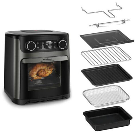 Four AirFryer Moulinex Easy Fry Multifonction Combi air fryer et four AL5558F0 1800 W Noir