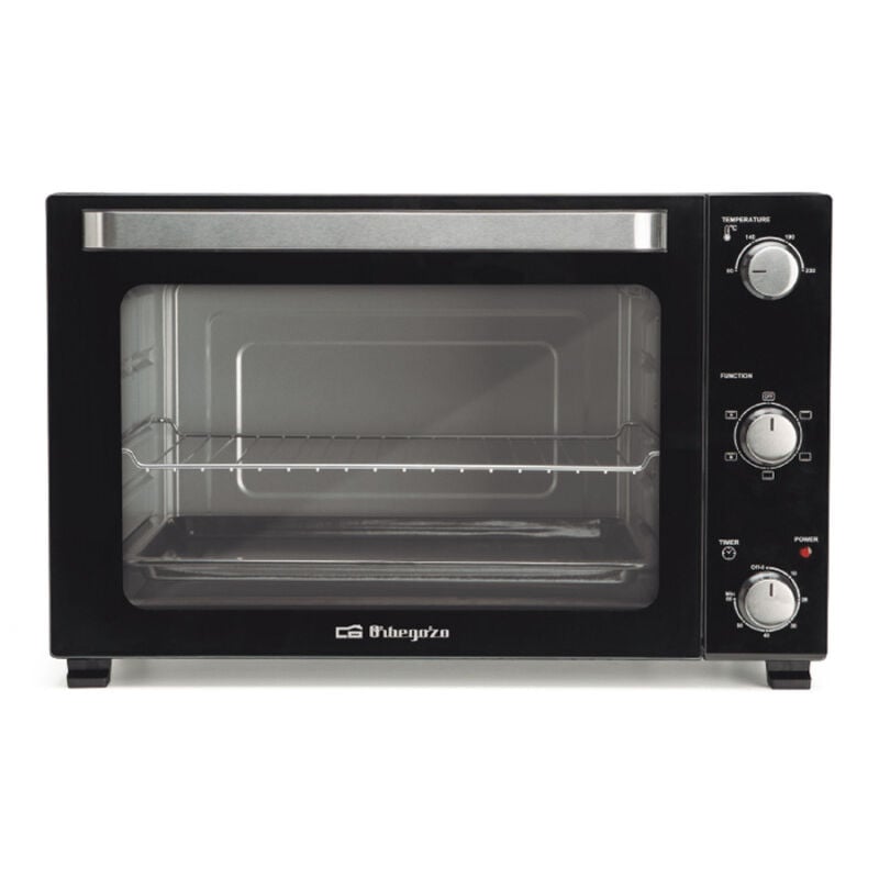 Four Électrique de Comptoir 60L Orbegozo Fonction Convection 60,2 x 38,6 x 47 cm Minuteur Température Réglable