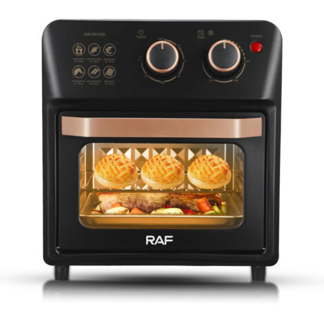 Four électrique RAF, friteuse à air multifonctionnelle domestique de 14 L, four intelligent entièrement automatique, friteuse avec contrôle visuel de la cuisson