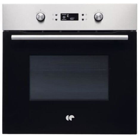 Four encastrable catalyse - Chaleur tournante - CONTINENTAL EDISON - F80CBIX - Noir et inox - L59,5 x H59,6 x P 54,68cm