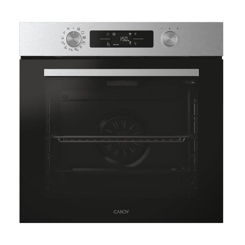 Candy - Four encastrable multifonctions Pyrolyse CA6 NP5B3EYTX - Wifi - Inox - Porte froide - 78l - Classe a++