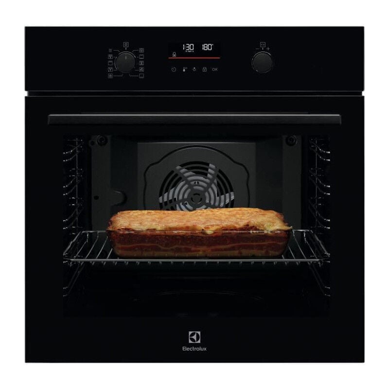 Electrolux - Four encastrable - Pyrolyse - Chaleur tournante pulsée EOF6P46Z - Noir - Porte froide - 59,4 x 59,6 x 56,9 cm