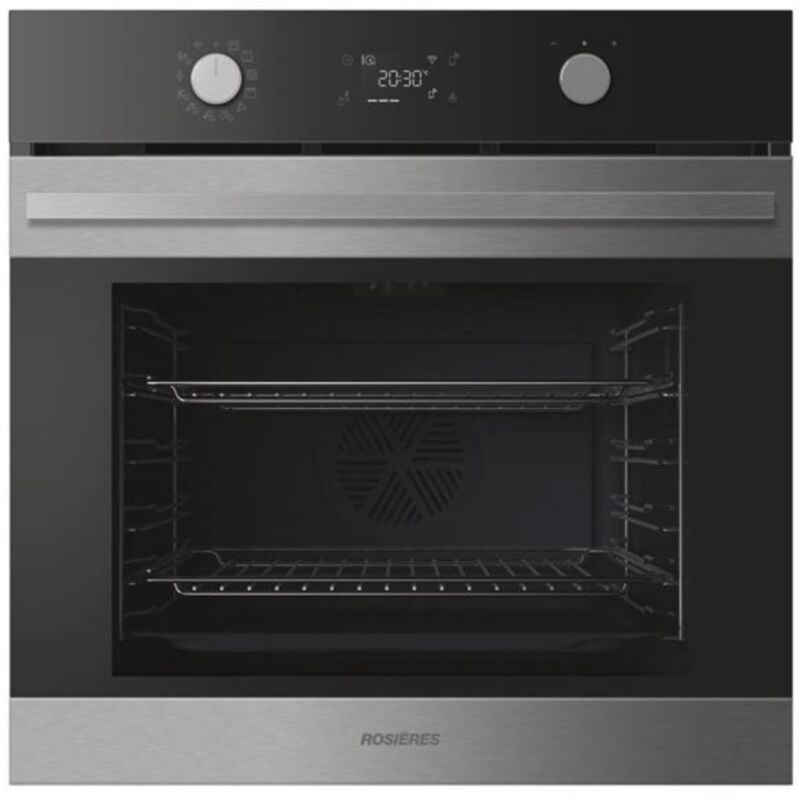 Rosieres - Four intégrable 78l 60cm a++ pyrolyse inox/noir RO6H3B3YTX