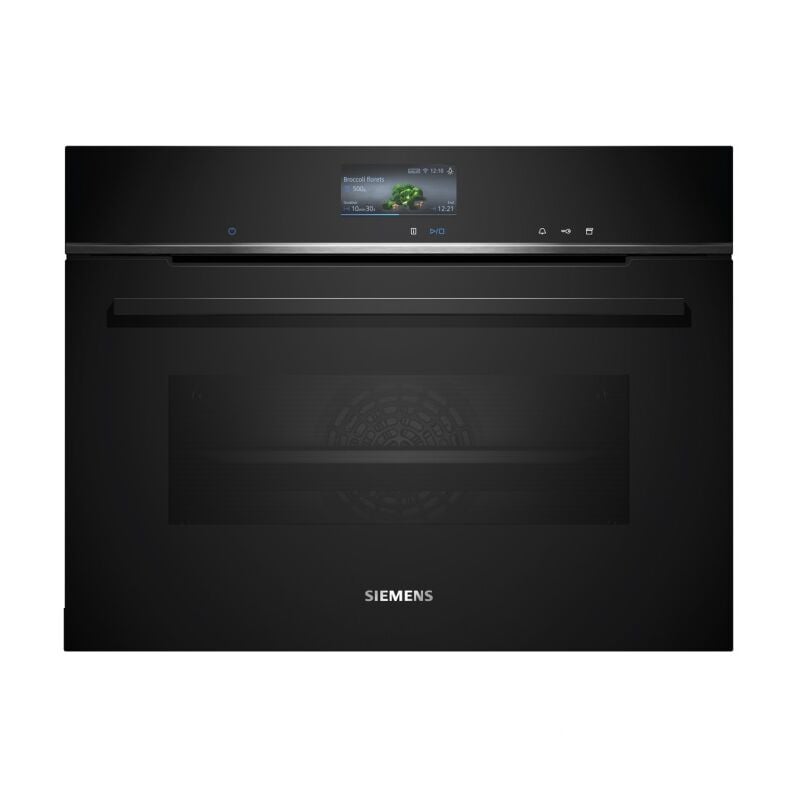 Four intégrable combi vapeur 47l 60cm hydrolyse noir Siemens CS736G1B1F