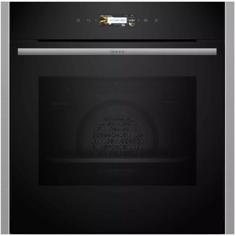 Neff - Four intégrable multifonction 71l 60cm pyrolyse/hydrolyse inox B24CR71N0F