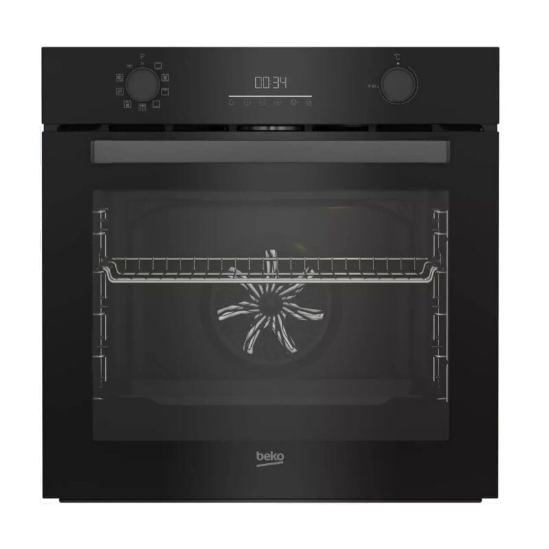 Beko - Four intégrable multifonction 72l 60cm pyrolyse noir BBIE17302BMP