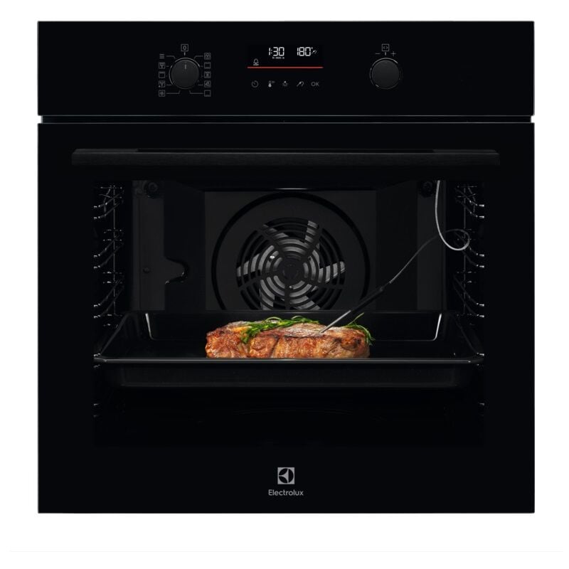 Electrolux - Four intégrable multifonction 72l 60cm pyrolyse noir KOEDP47K