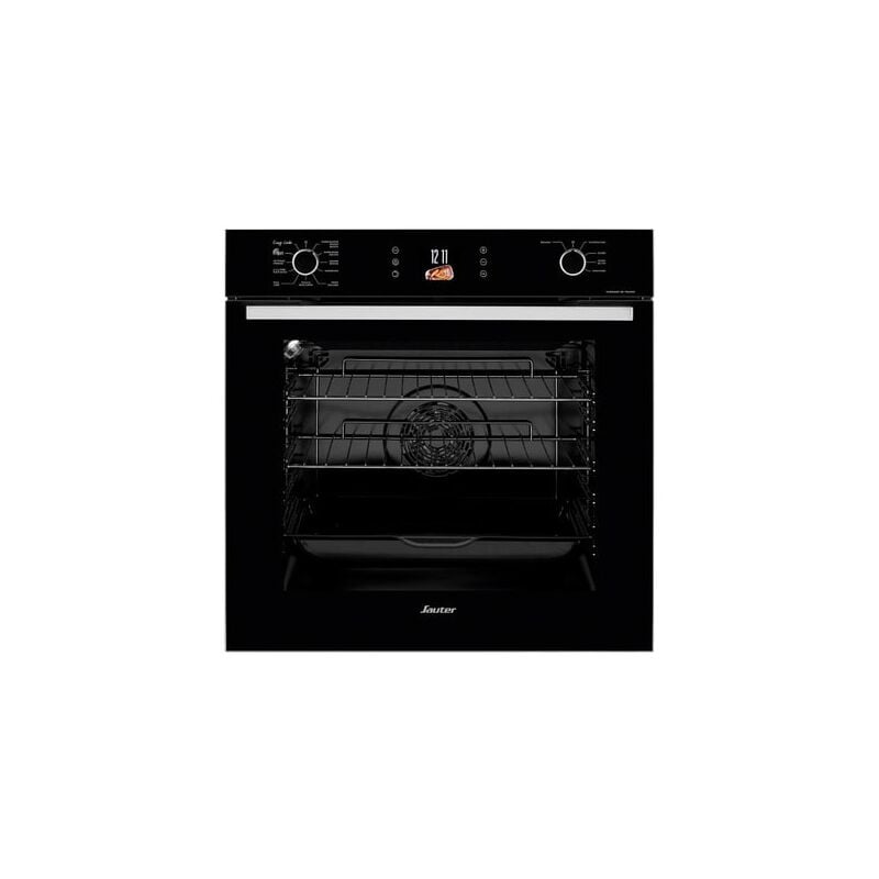 Sauter - SOP6615LB - Four Pyrolyse - 73 l - 7 Modes de Cuisson - 15 Recettes Easy Cook - Écran tft 2,8'' - WiFi - 3 Niveaux de Pyrolyse - Softclose
