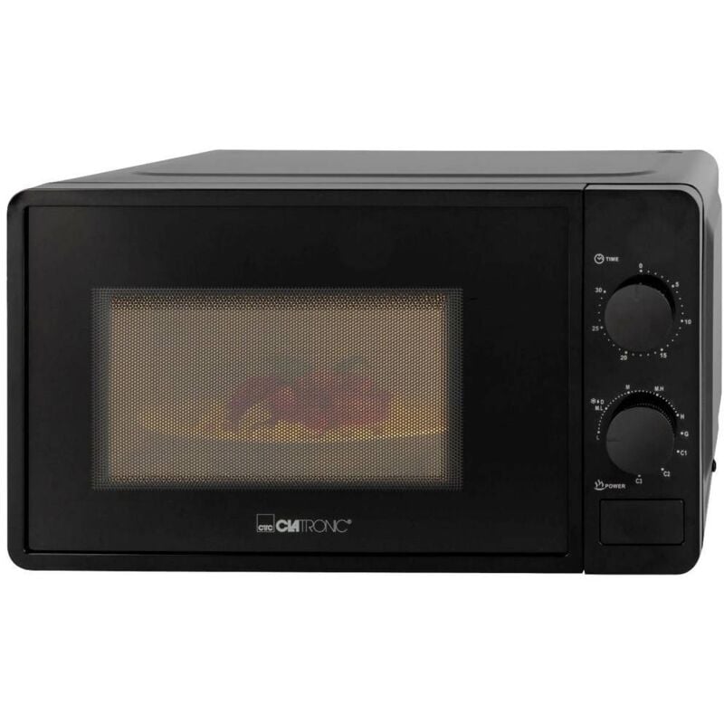 Clatronic - mwg 792 Micro-ondes noir 700 w fonction grill, fonction minuteur