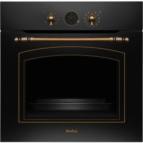 Four multifonction - Catalyse - AMICA - ED17319B RETRO - Noir - 59,5 x 59,5 x 57 cm