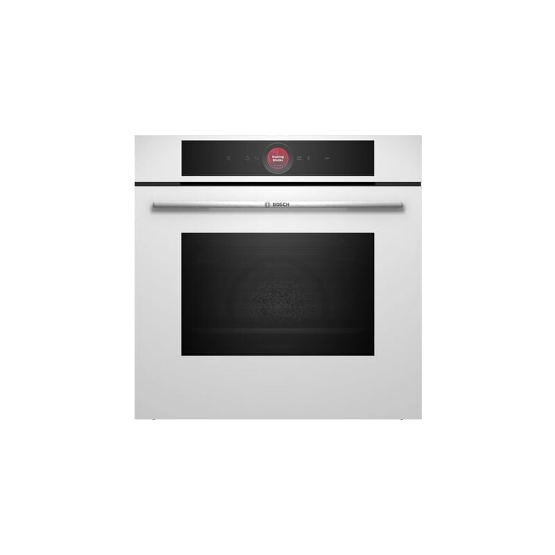 Bosch - Four multifonction pyrolyse Softclose SER8 - HBG7741W1F - Blanc - 71 l - Classe énergie a+ - 59,5 x 59,4 x 54,8 cm