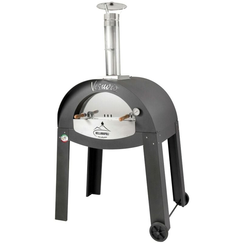 Bellanapoli - Four à Bois Italien Cuisson 4 pizzas - 400°C en 15mn vesuvio
