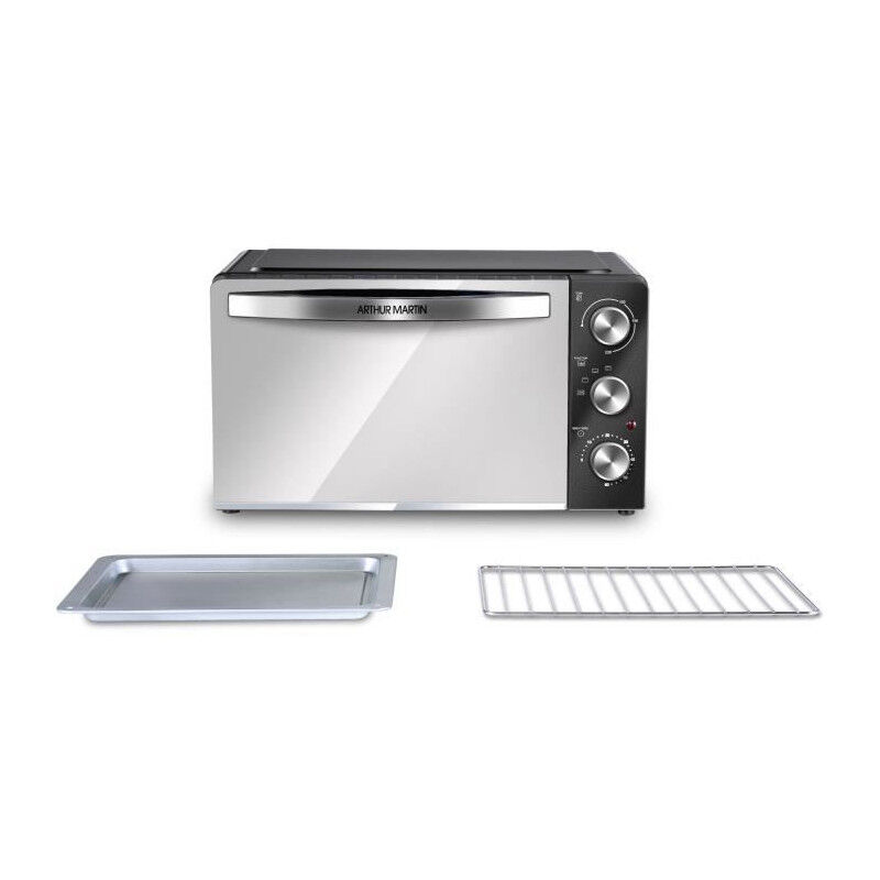 Arthur Martin - Four posable AMF30L - 30 l - 1 500 w - Minuteur 60 min - Porte miroir