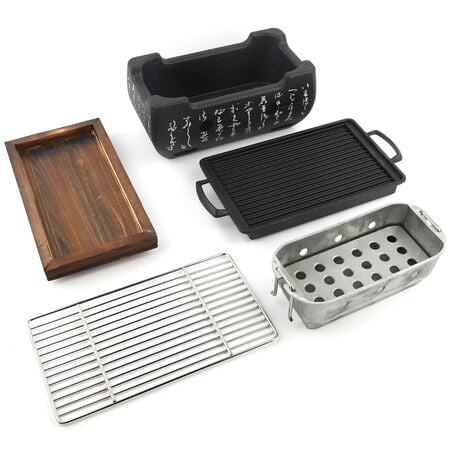 Four rectangulaire, cuisine japonaise, poêle à charbon, poêle à alcool pour barbecue japonais