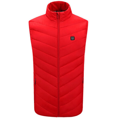 Four-zone intelligent constant temperature heating warm vest red M