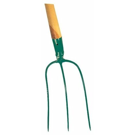 Fourche a foin 3 dents 30cm emmanché