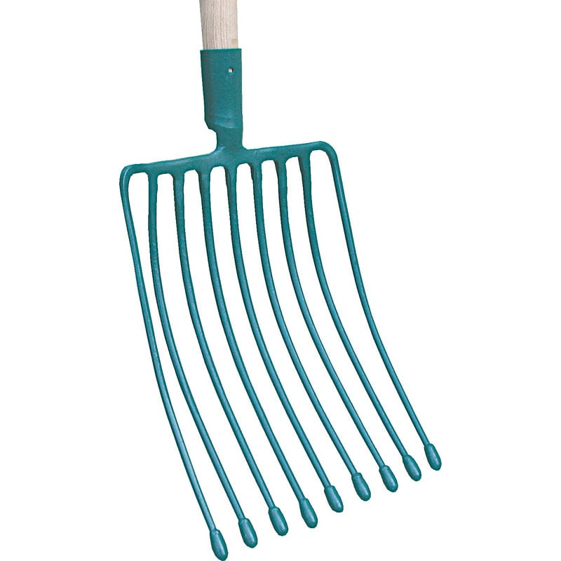 Forges De Magne - fourche à pomme de terre 9 dents avec boules sans manche 419390