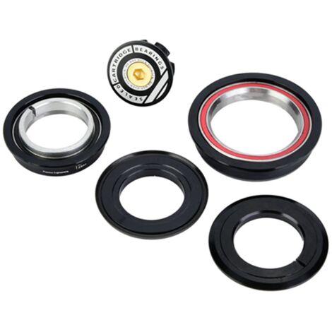 Fourche de vélo de route 44mm 56mm AL6061 T6 CNC pour VTT et bicylindre, tube droit conique.