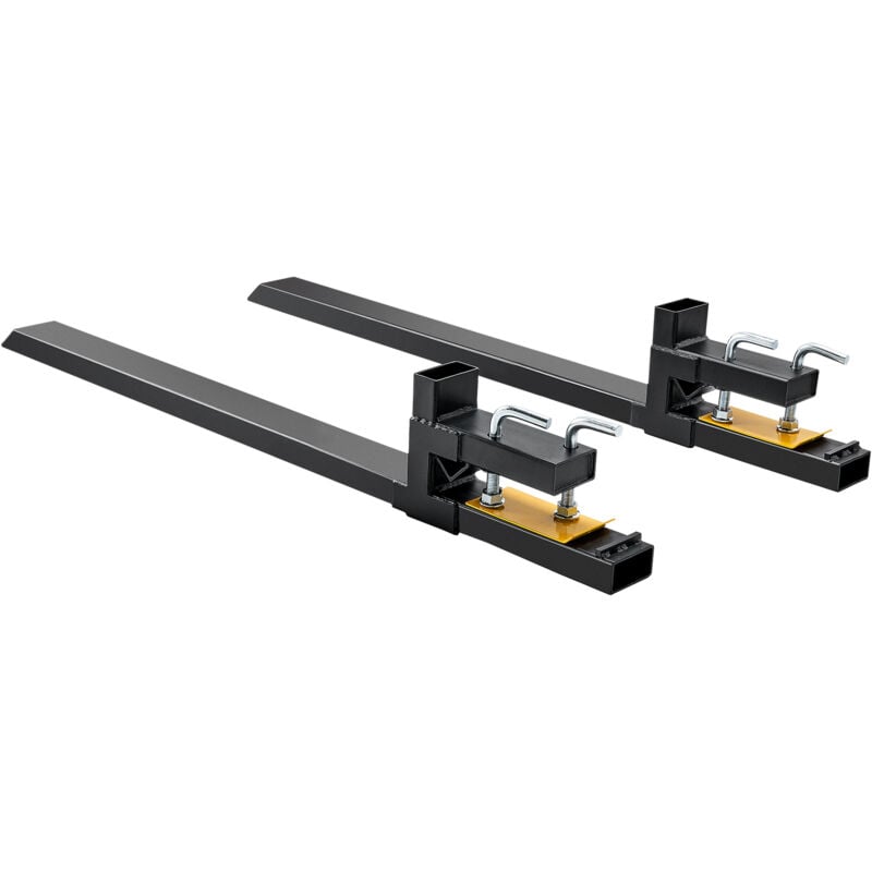 Fourches à palettes Mophorn capacité de 4 000 lb, fourches à godet pour tracteur de 60 po, accessoire de chargeur frontal robuste pour tracteur,