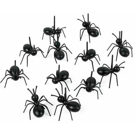 Fourchette à Fruits Fourmi Créatif Réutilisable Plastique Mini Fourchette à Fruits pour Enfants Fête Bento Boîte Lunch Dessert Piquer Fourchettes Fruits Fork (48 Pièces) PAGNE