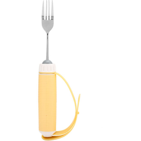 Fourchette ergonomique pour personnes âgées et patients atteints d'hémiplégie - Aide à l'alimentation