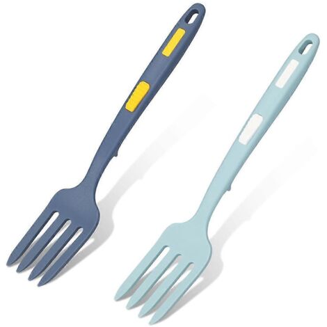 Fourchettes de cuisine en silicone, fourchette multifonctionnelle à spaghetti
