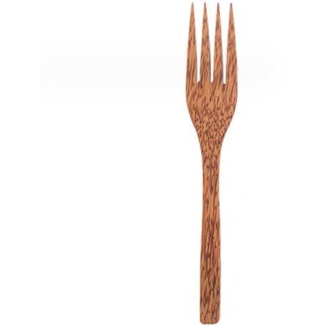Fourchettes en Bois Naturelles pour Dessert - Ustensiles de Table en Bois Vietnamien - Fourchette Bois Polyvalente