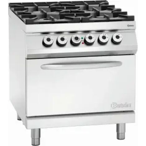 Fourneau Electrique Professionnel 4  Brûleurs - GN 2/1 - Bartscher