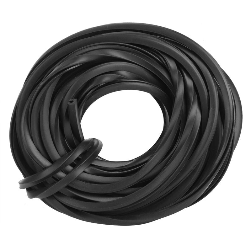 Eosnow - Fournitures d'accessoires de serre de cble de ligne de bande de caoutchouc de serre noire pour le cachetage en verre10m