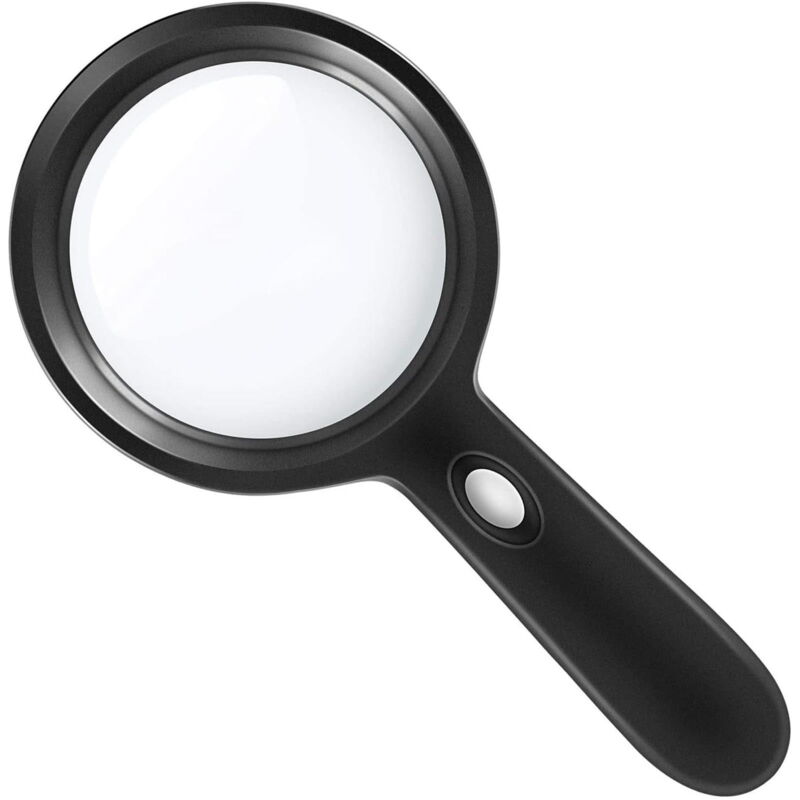 Fournitures de bureau Organisation de bureau 10 x verre éclairé portatif 12 lumières led Seniors Lens Décoration de bureau