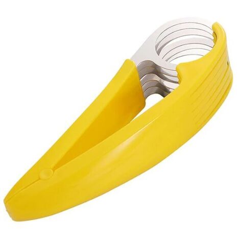 Fournitures de cuisine en acier inoxydable, outil de coupe de fruits bananes, couteau de séparation de saucisses de jambon, machine de découpe de fruits