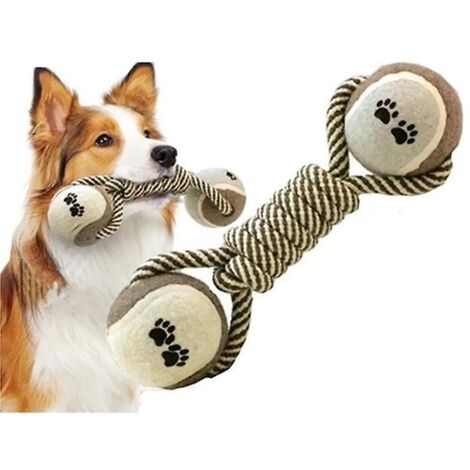 Fournitures de jouets pour animaux de compagnie, jouets pour chiens, jouet en corde pour chien molaire, boule à nœud