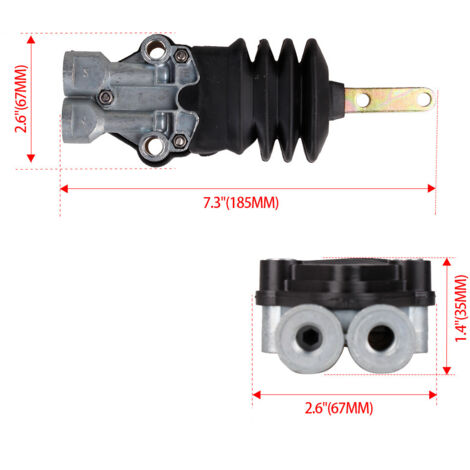Fournitures de modification automobile, vanne de contrôle de hauteur de suspension pneumatique de cabine de camion et de bus 4640070100, un paquet.