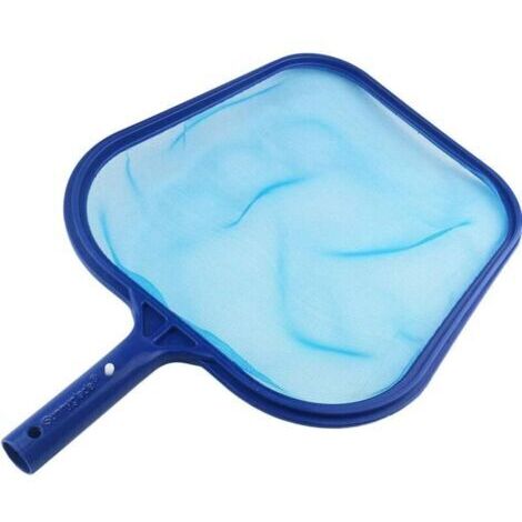 Fournitures de nettoyage de piscine/Râteau à feuilles professionnel robuste pour piscine, filet à mailles fines/Épuisette à feuilles pour nettoyage de piscine (bleu)