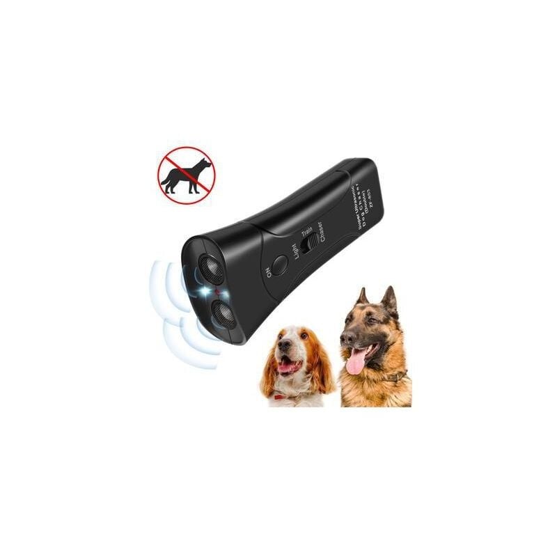 Fei Yu - Fournitures pour animaux de compagnie, dispositif d'entraînement laser à double corne pour chiens, répulsif ultrasonique à double tête pour