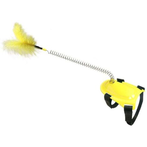 Fournitures pour chats Jouet Spring Tease Cat Stick Feather Cat Toy Fournitures pour animaux de compagnie